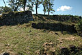 Stone walls at Rikan Castle