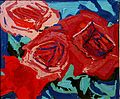 Roses, 1979, oil canvas, 57x68