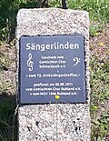 Sängerlinden-Gedenkstein