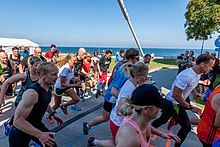 A annual jogging event in Sweden (2015) SAPO Joggen i Almedalen 2015 (25014840513).jpg