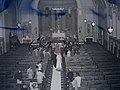 Interior at a wedding. 1949.