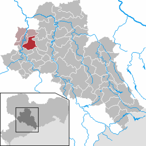 Poziția Seelitz pe harta districtului Mittelsachsen