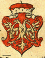 Герб Сербскай дэспатыі паводле Віргіла Солісу  (англ.) (бел. (1555)