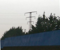 Typical 38 kV transmission tower for two circuits
