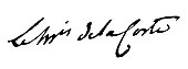 signature de Benjamin-Léonor-Louis Frotier de La Coste-Messelière