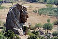 Die "Sphinks" bei Sykia, ein natürlicher Felsen