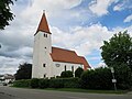 Ehemalige katholische Pfarrkirche, jetzt katholische Filial- und Friedhofskirche St. Andreas