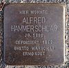 Stolperstein Lauenau Marktstraße 12 Alfred Hammerschlag