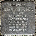 Stolperstein für Ludwig Peter Mois (Koburger Straße 76)
