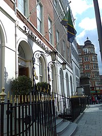 The Tanzanian High Commission in London. Tanzania and the United Kingdom are both members of the Commonwealth of Nations. Tanzanian High Commission in London.jpg