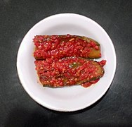 Terong (terong) balado