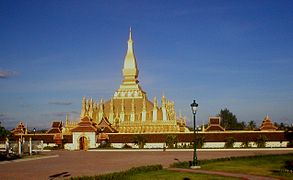 Le That Luang à Vientiane.