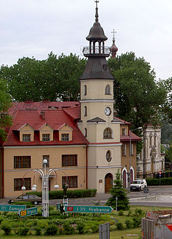 Town Hall in the center of the town