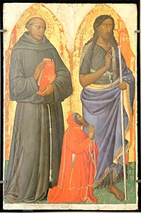 Saint Antoine, saint Jean-Baptiste et Bonifazio Lupi Tommaso del Mazza