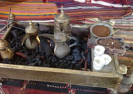أدوات صناعة القهوة العربية بالأردن