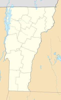 Mapa de localización Vermont