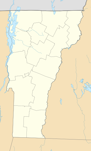 The locations of Vermont wind farms