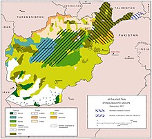 Ethnolinguistic groups in Afghanistan in 2001 US Army ethnolinguistic map of Afghanistan -- circa 2001-09.jpg