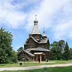 Деревянная церковь (Рождества Пресвятой Богородицы) из д. Передки Боровичского района