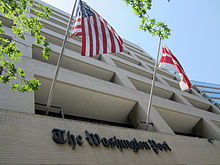 The previous headquarters of The Washington Post on 15th Street NW in Washington, D.C. Washington Post building.jpg