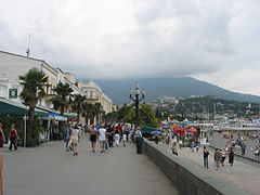 Meerespromenade von Jalta
