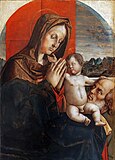 Святое Семейство (Мадонна с Младенцем и святым Иосифом). Ок. 1510. Холст, масло. Музей Коррер, Венеция