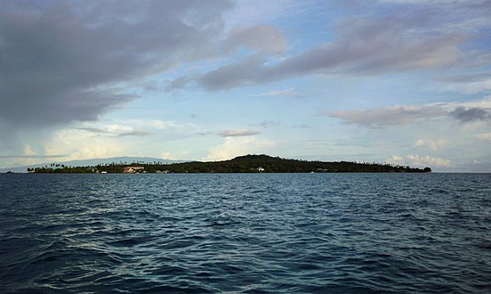 Manono, a tiny inhabited island.