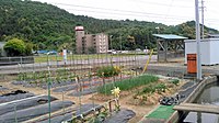 長良バス停・全景 （2017年5月）