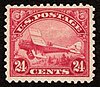 1923 - 24 ¢ Rose & Blue - Биплан DH.4 - c6.jpg