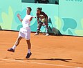 Hugo Gaston (winner) during the gold medal match