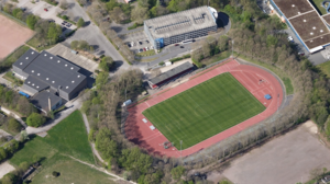 Luftansicht des Ischelandstadions (2020)