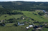 Alsen och Alsens kyrka.