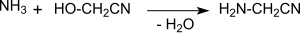 Aminoacetonitril-Synthese aus Glycolnitril