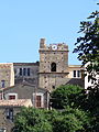 Torre campanaria di Acquaficara, prospetto meridionale.