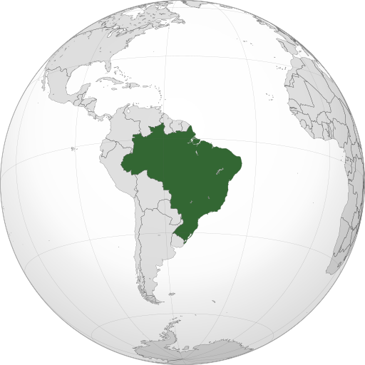 Location of Brazil