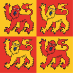 Banner of Llywelyn (Square).svg