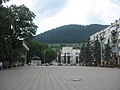 Central square in Câmpulung Moldovenesc