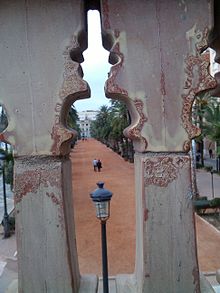 Imatge del Passeig Verdaguer vist des de Can Garriga