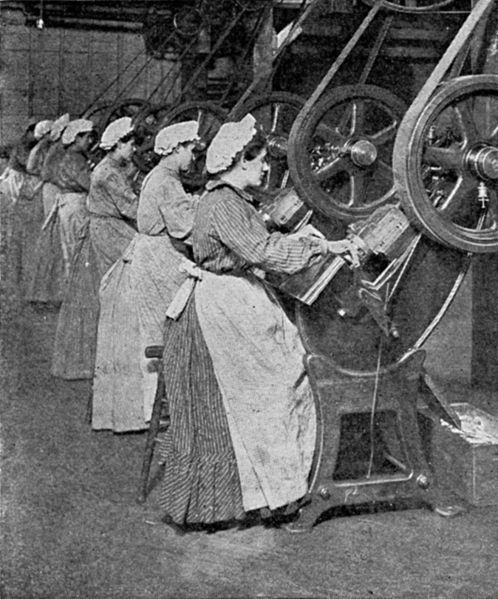 Women Factory Workers, 1909