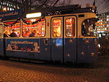 Triebwagen 2006 im Einsatz als Christkindl-Tram (2005)