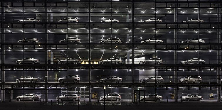 Mercedes-Benz dealership, Munich, Germany.