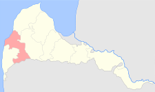 Location in the Courland Governorate