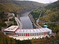 waterkrachtcentrale in Dalešice