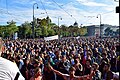 Demonstration auf der Wiener Ringstraße