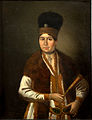 Портрет графини Екатерины-Марии Логофетти (в замужестве д'Имбо), 1780 год. Хранится в музее Моравской Словакии, Угерске-Градиште (Чехия)