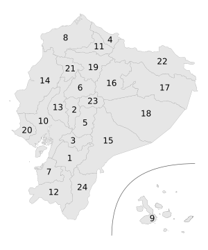 Provincies van Ecuador