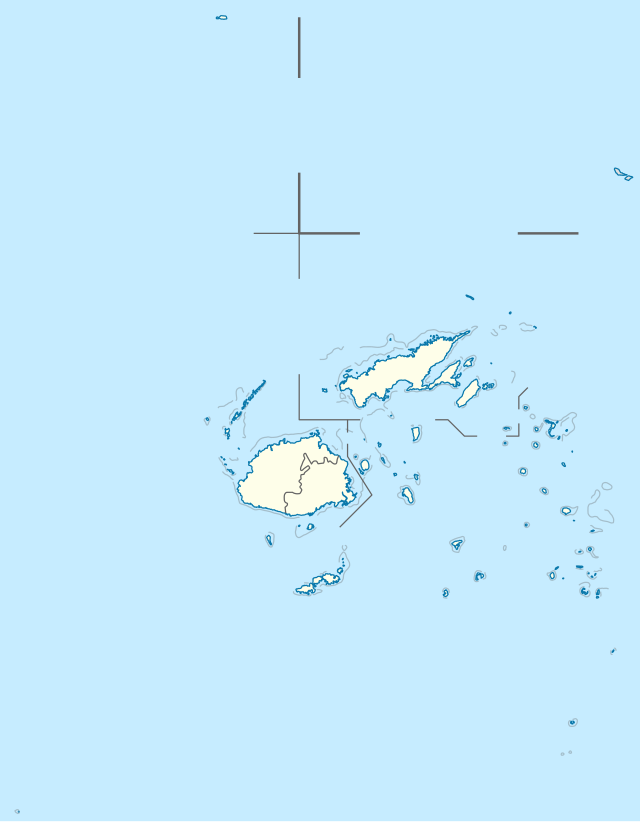 Suva على خريطة فيجي