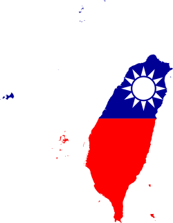 Flag-map of the Republic of China (de-facto).svg