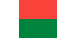 Description de l'image Flag of Madagascar.svg.