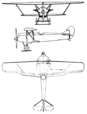 vue en plan de l’avion